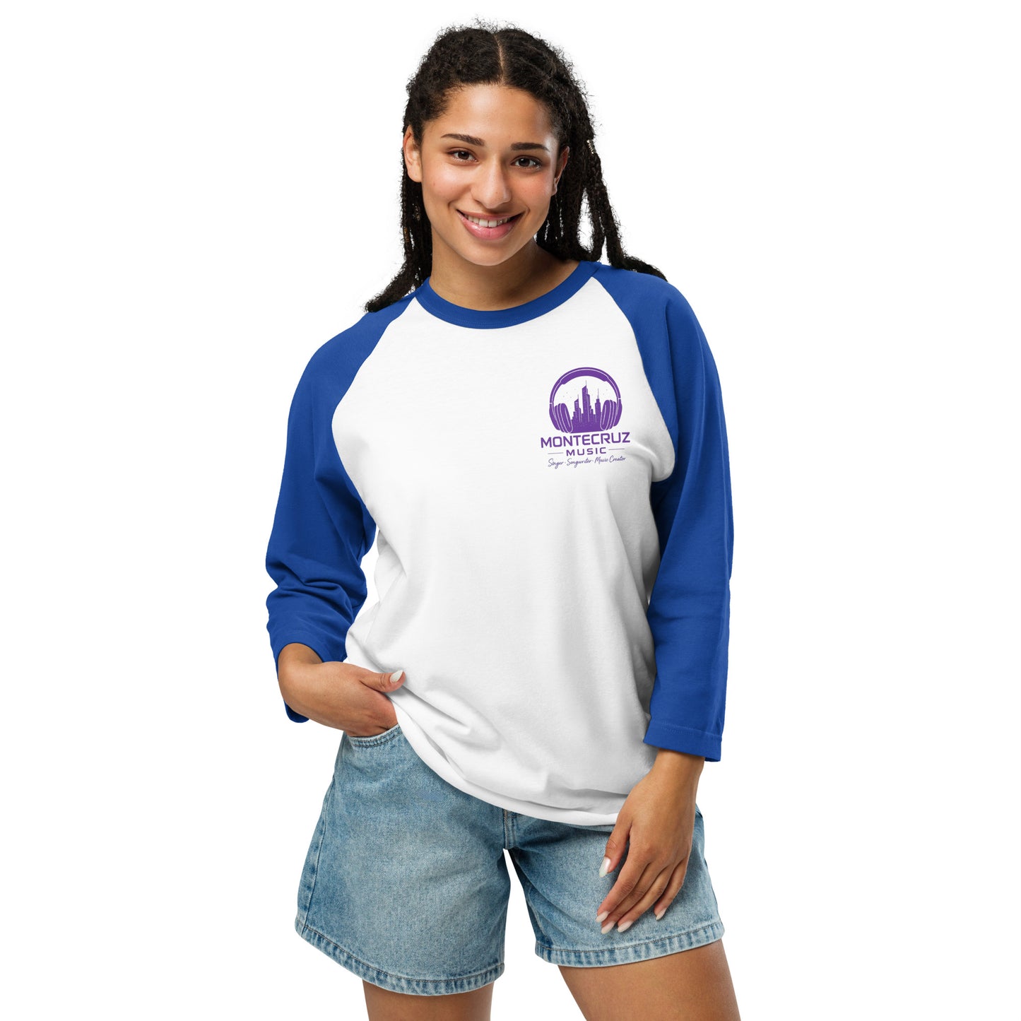 3/4 sleeve raglan shirt-Montecruz Music Shop