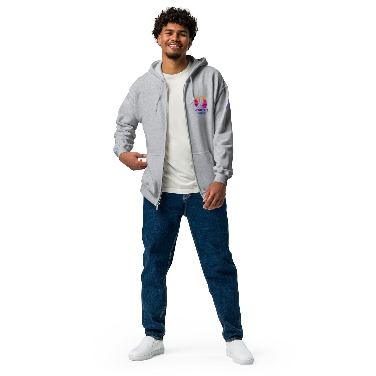 Unisex heavy blend zip hoodie-Montecruz Music Shop