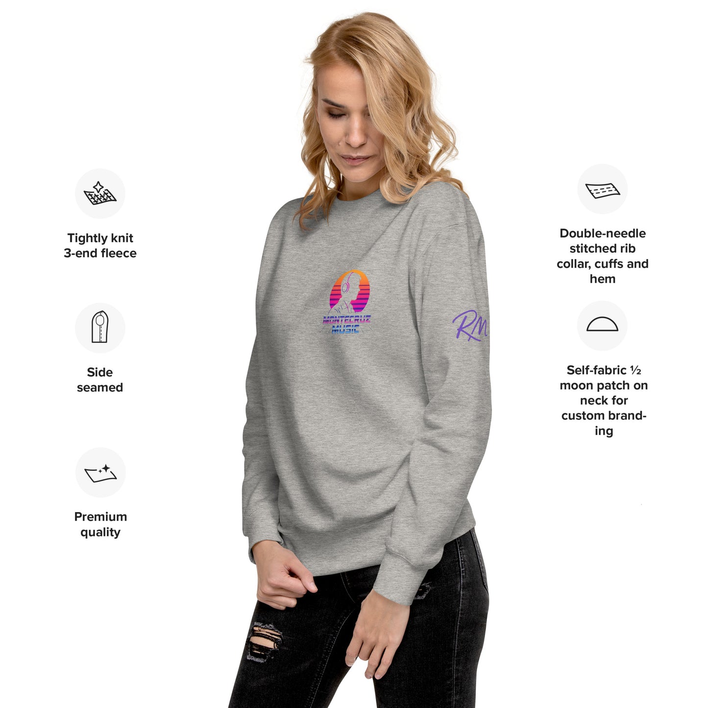 Unisex Premium Sweatshirt-Montecruz Music Shop