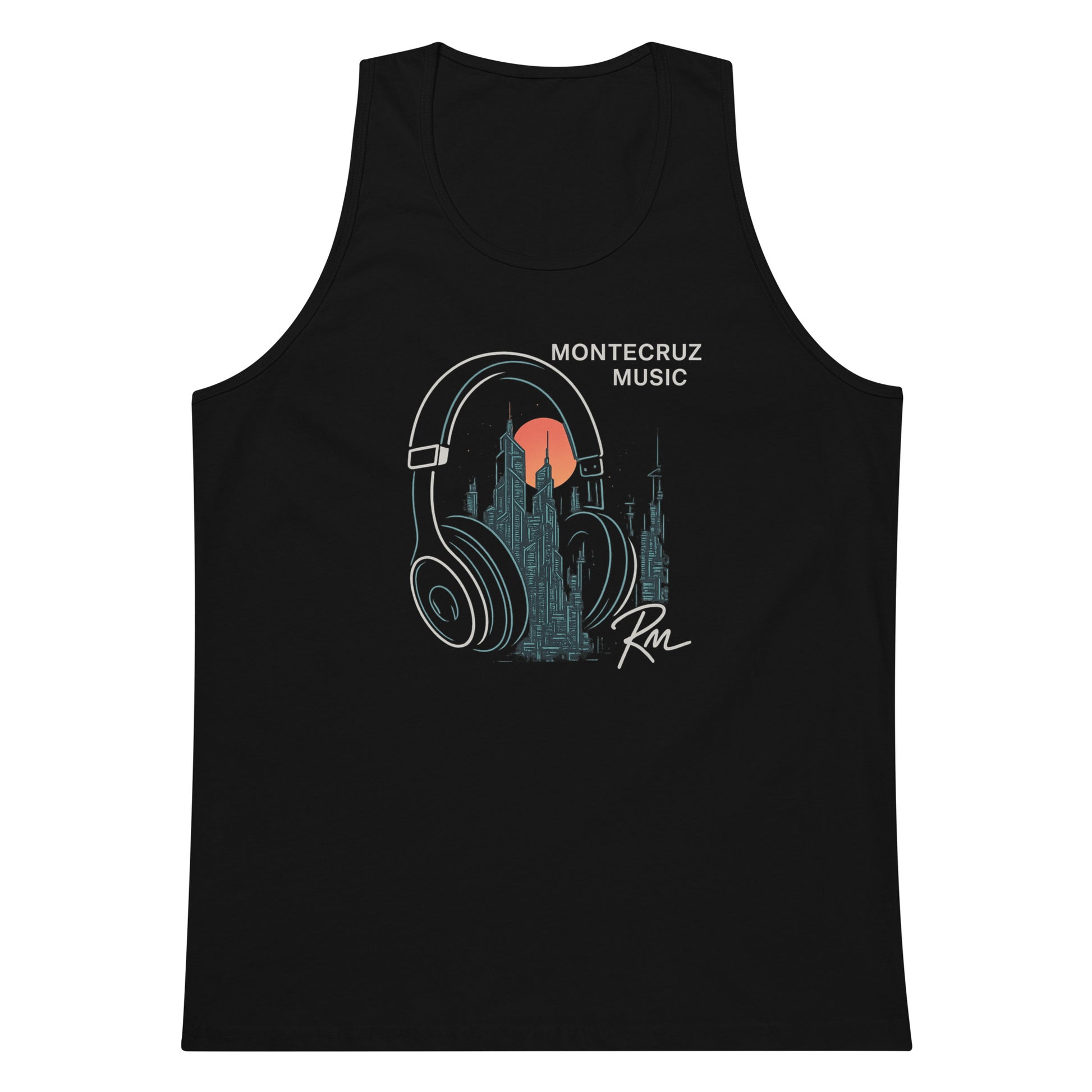 Men’s premium tank top-Montecruz Music Shop