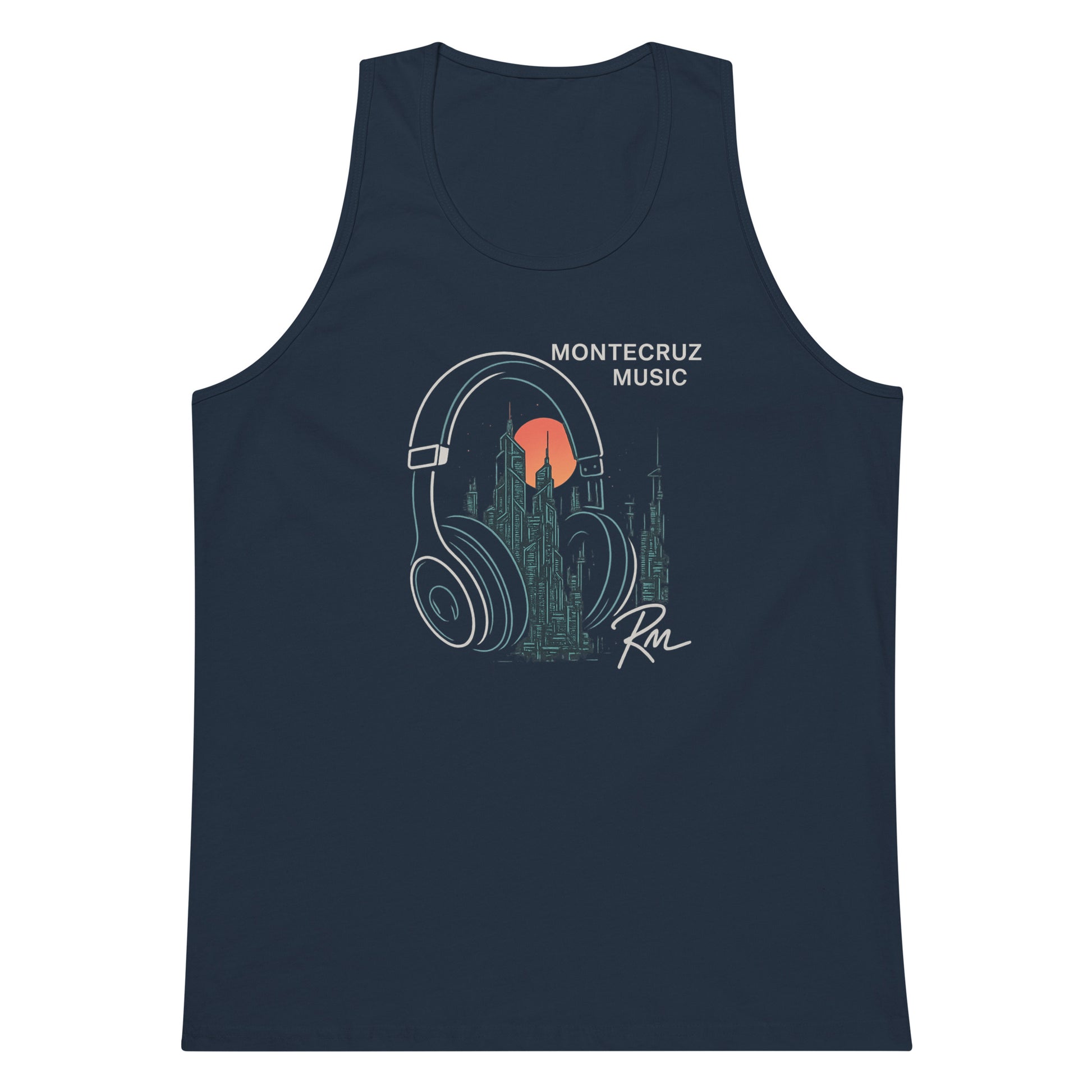 Men’s premium tank top-Montecruz Music Shop