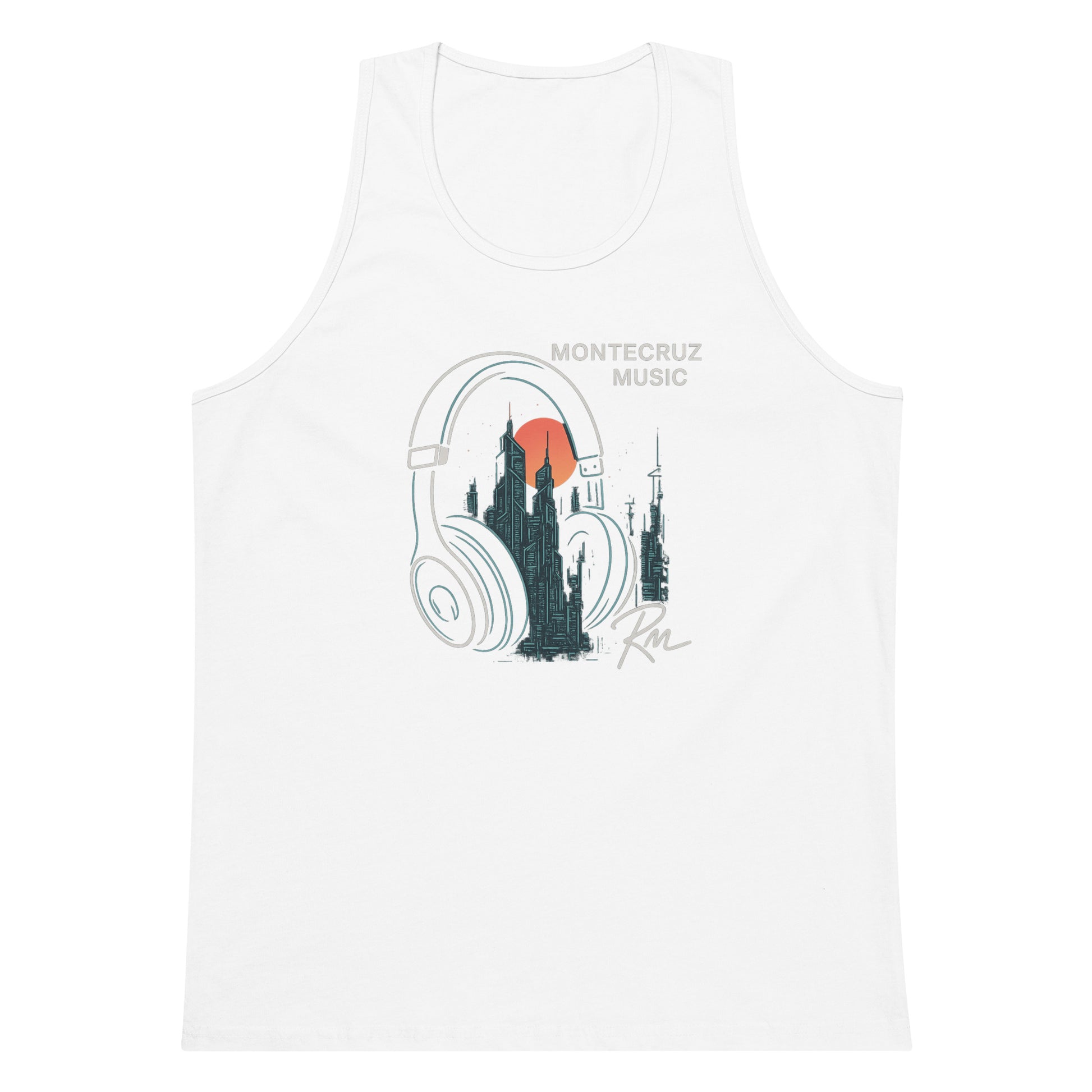 Men’s premium tank top-Montecruz Music Shop