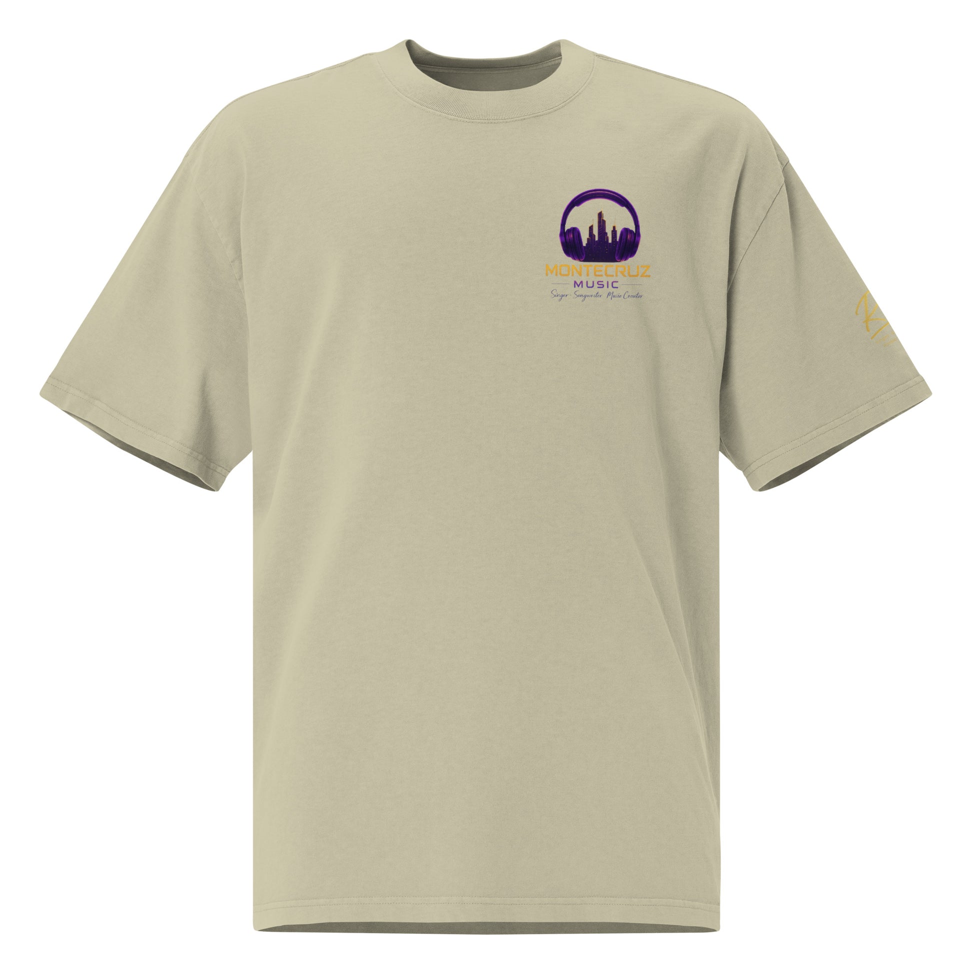 Oversized faded t-shirt-Montecruz Music Shop