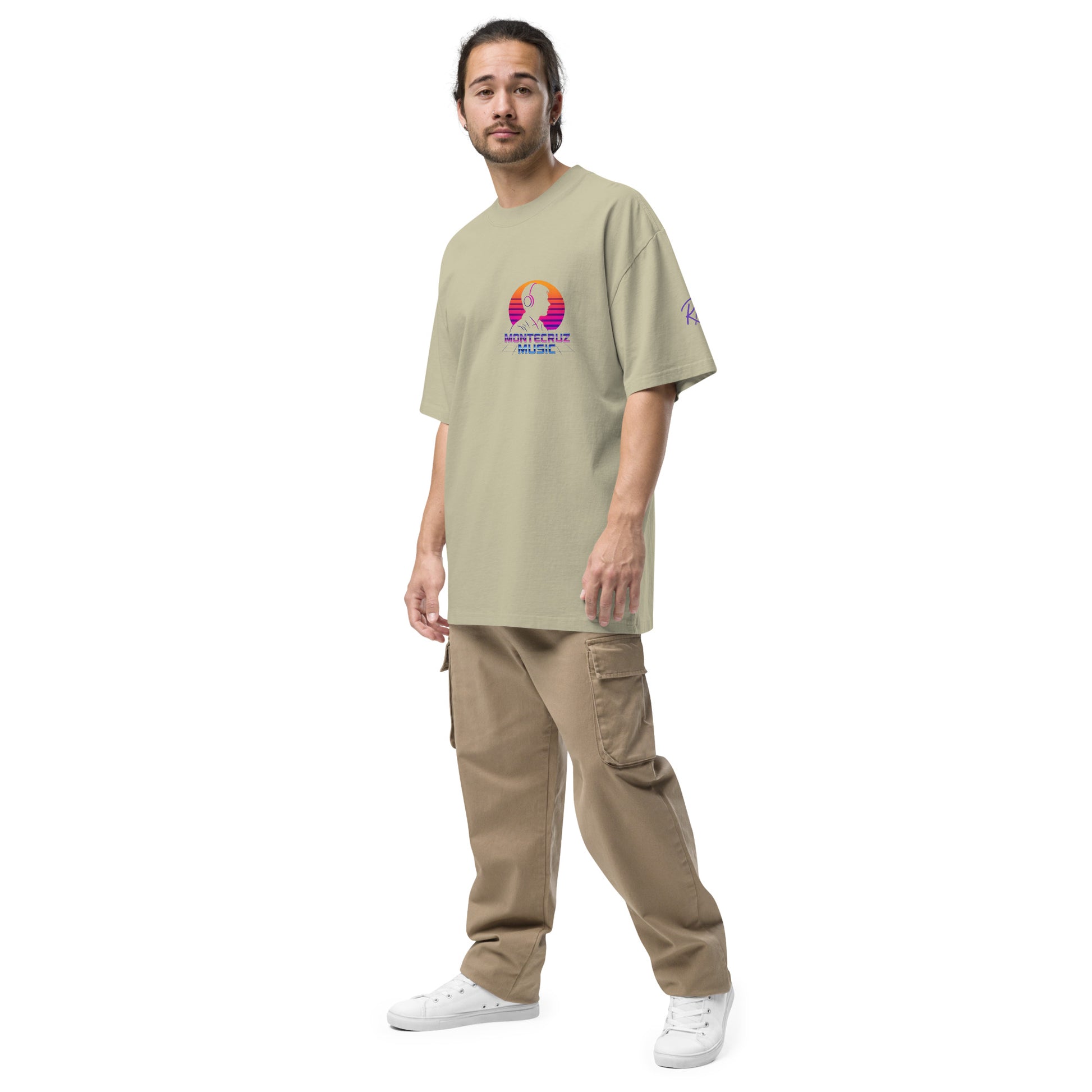 Oversized faded t-shirt-Montecruz Music Shop