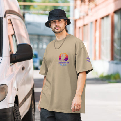 Oversized faded t-shirt-Montecruz Music Shop