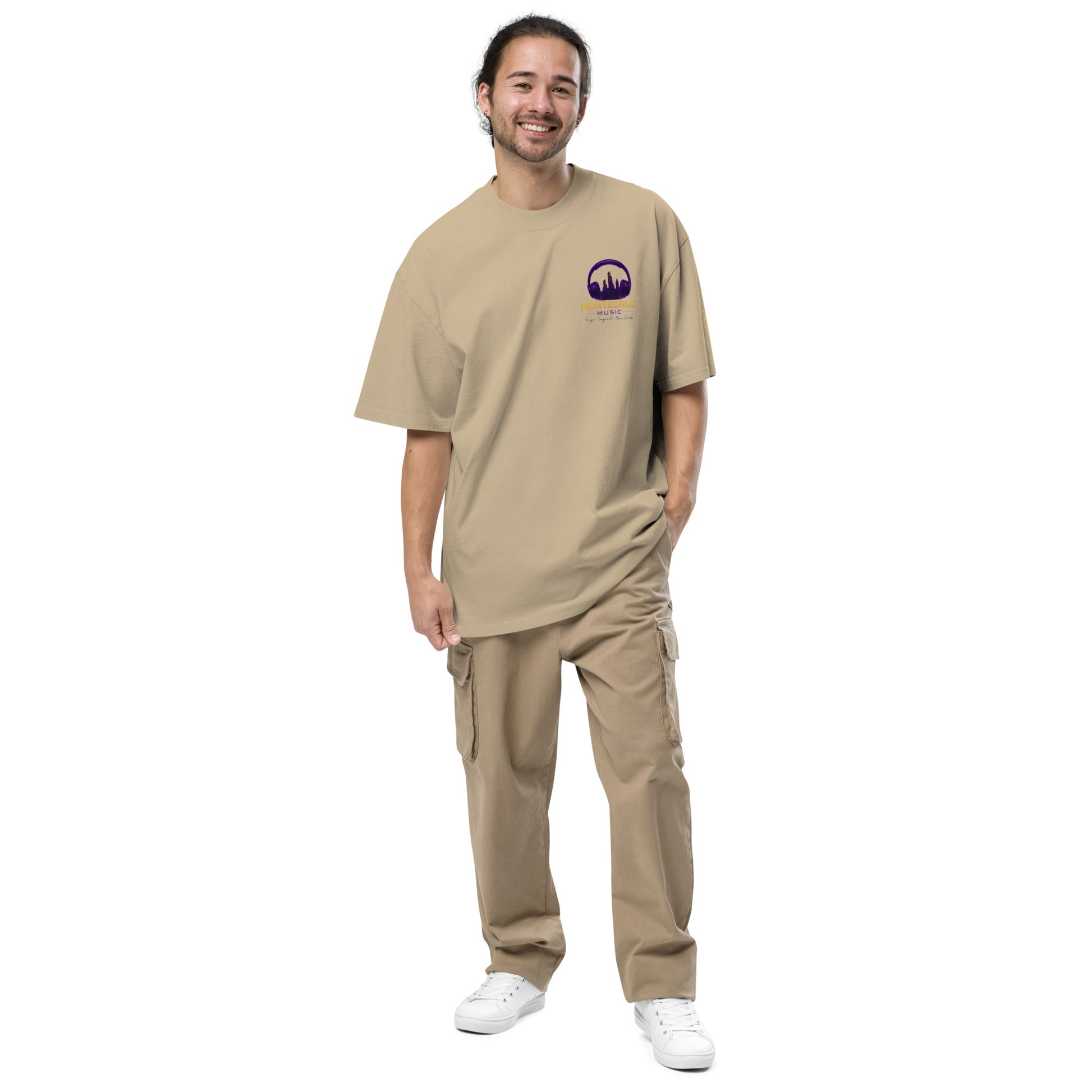 Oversized faded t-shirt-Montecruz Music Shop