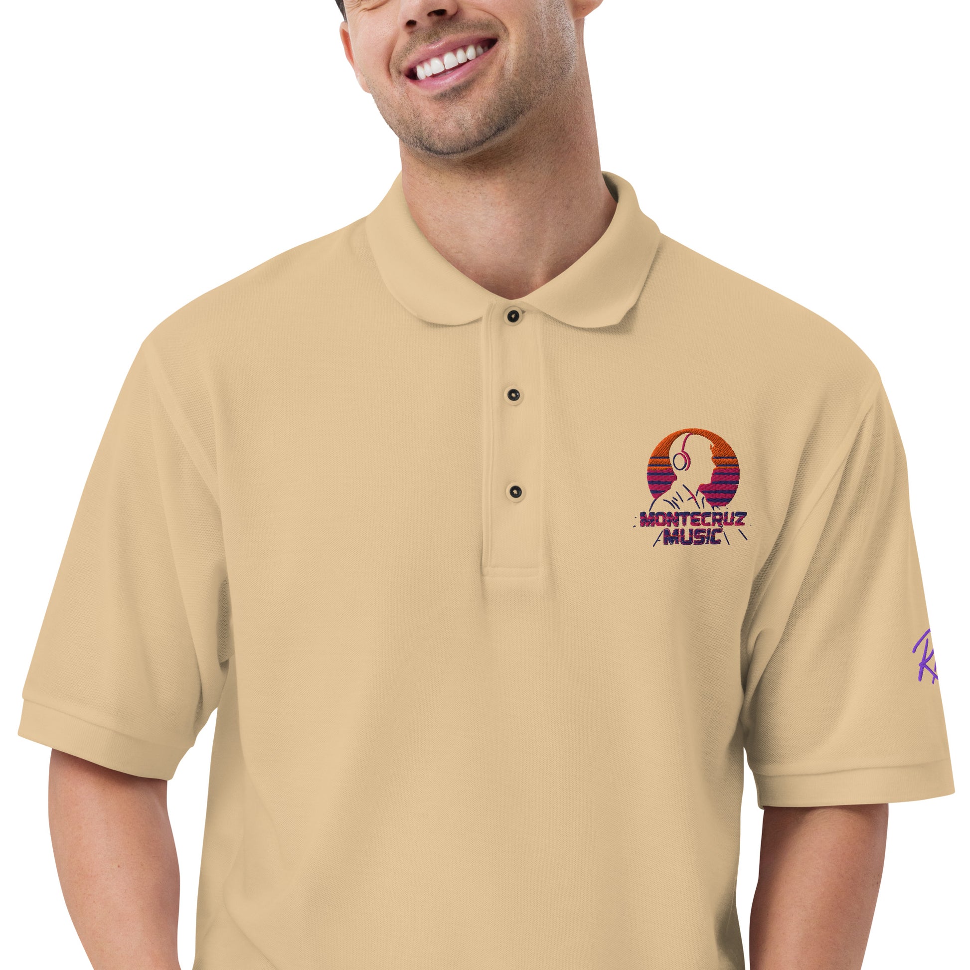 Men's Premium Polo-Montecruz Music Shop