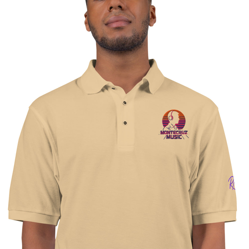 Men's Premium Polo-Montecruz Music Shop