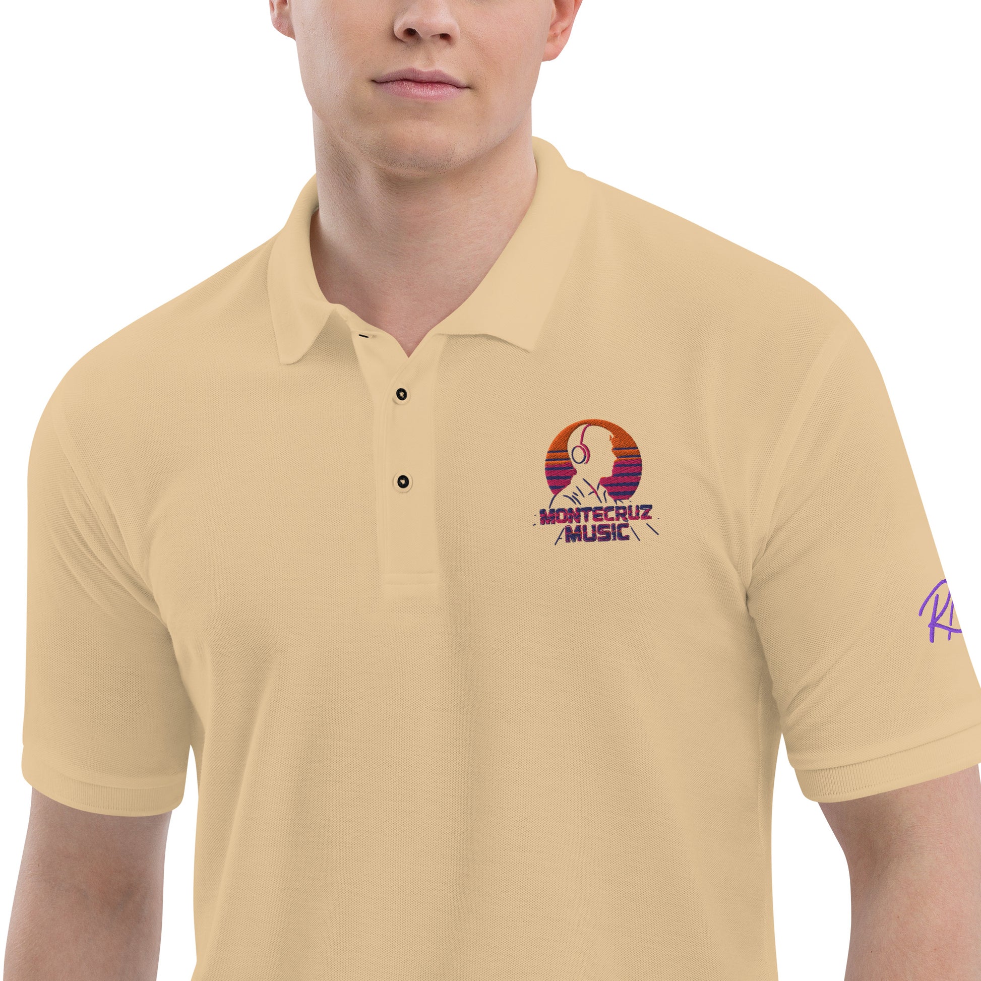 Men's Premium Polo-Montecruz Music Shop
