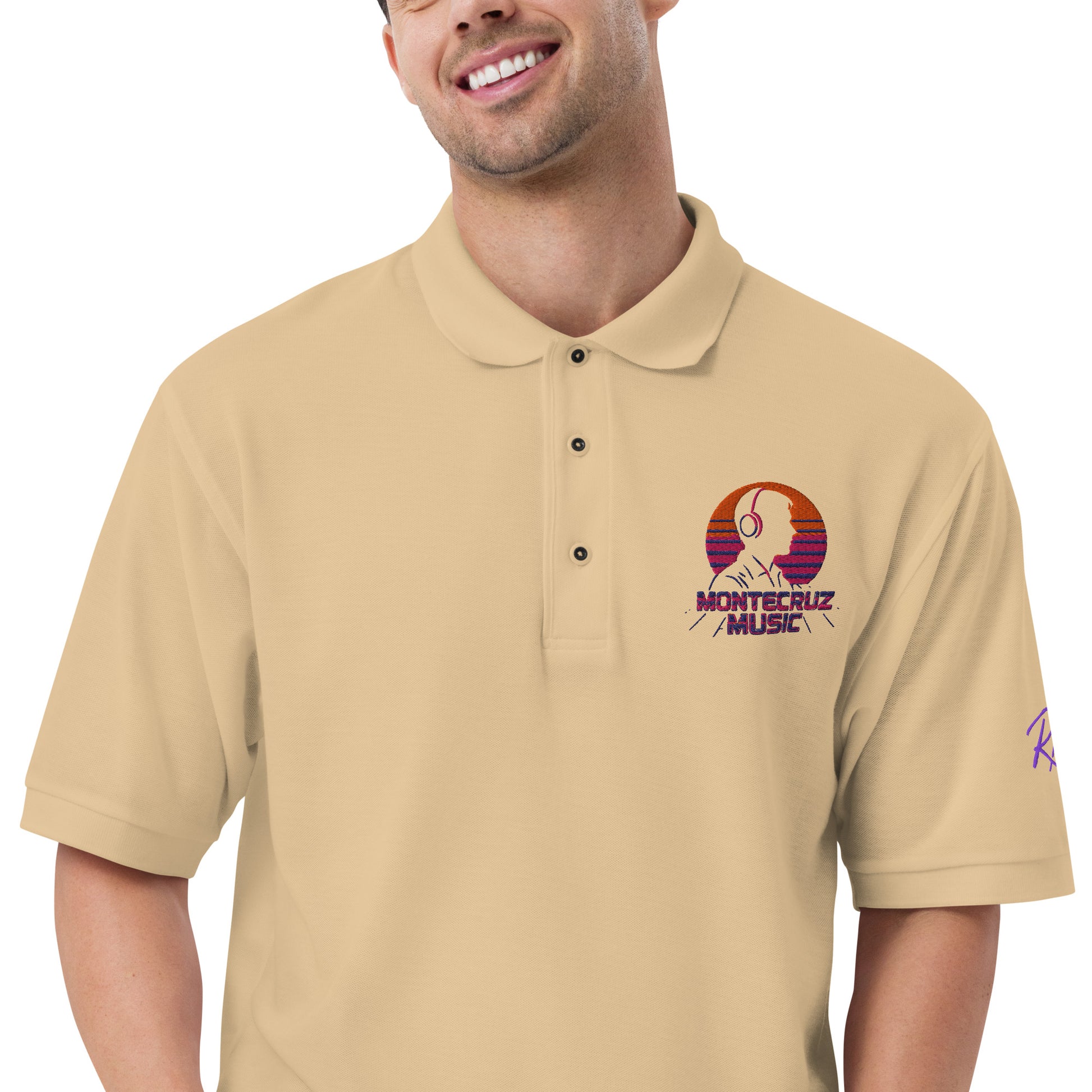 Men's Premium Polo-Montecruz Music Shop