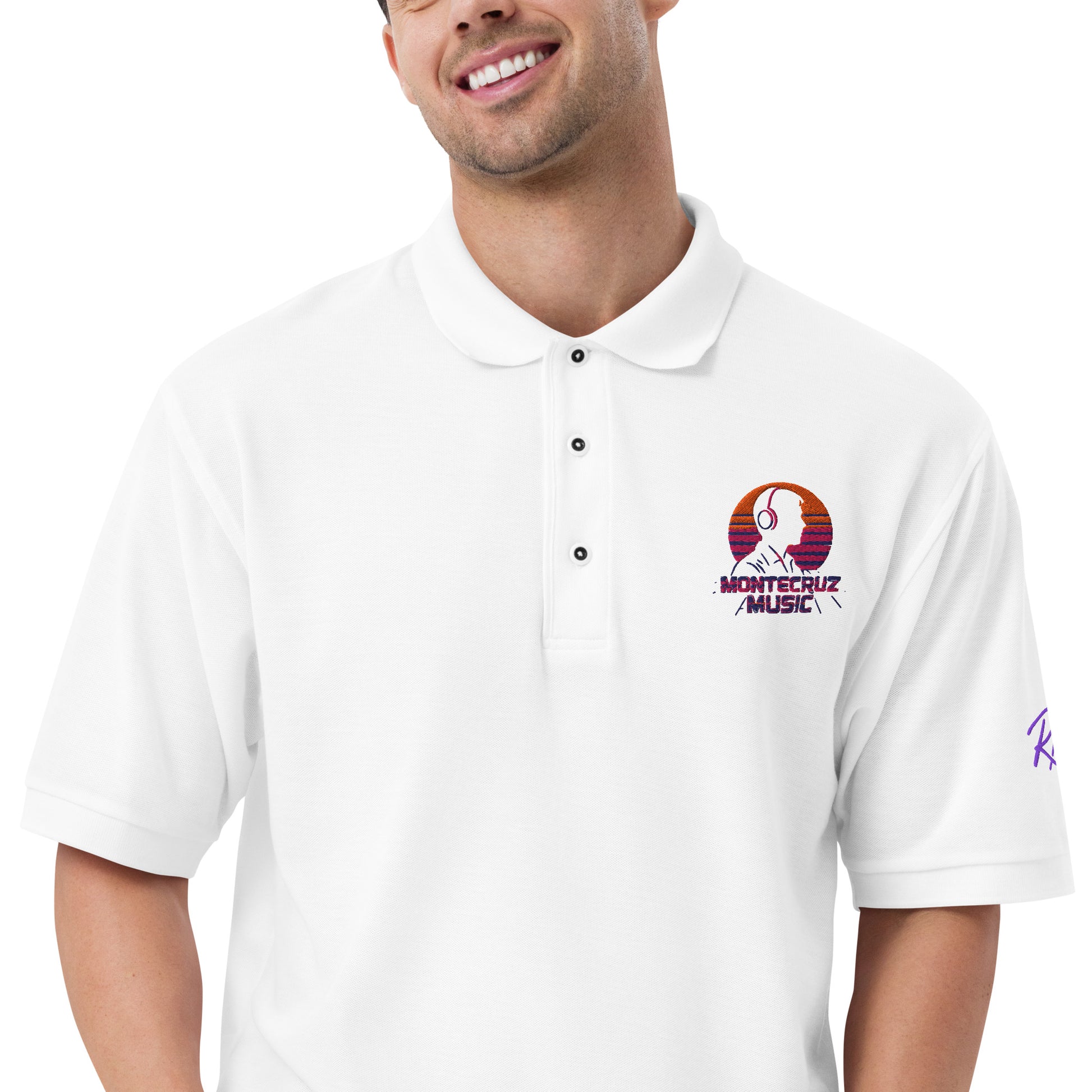Men's Premium Polo-Montecruz Music Shop