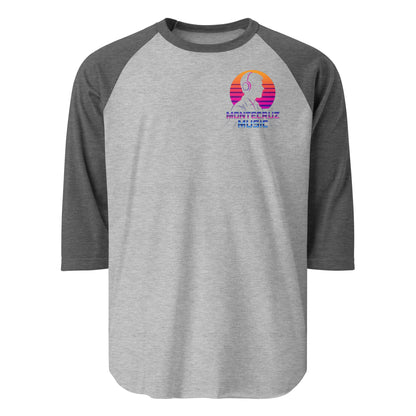 3/4 sleeve raglan shirt-Montecruz Music Shop