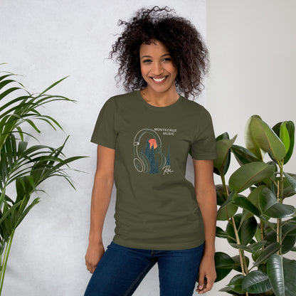 Unisex t-shirt-Montecruz Music Shop